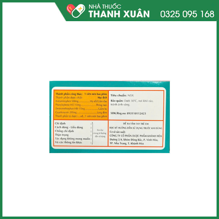 Kacephan NEW  thuốc làm giảm các triệu chứng cảm cúm